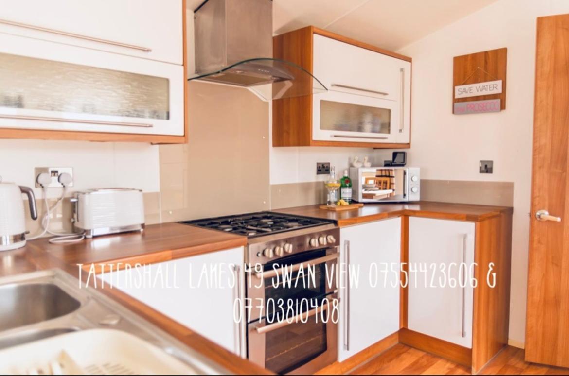Swan View Retreats # Hottub # Egg Chair # Bbq & Bikes Included 8 Berth Tattershall Dış mekan fotoğraf