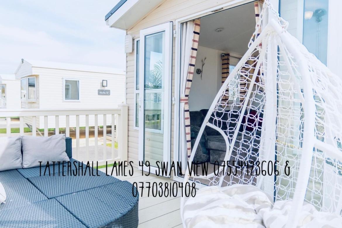 Swan View Retreats # Hottub # Egg Chair # Bbq & Bikes Included 8 Berth Tattershall Dış mekan fotoğraf