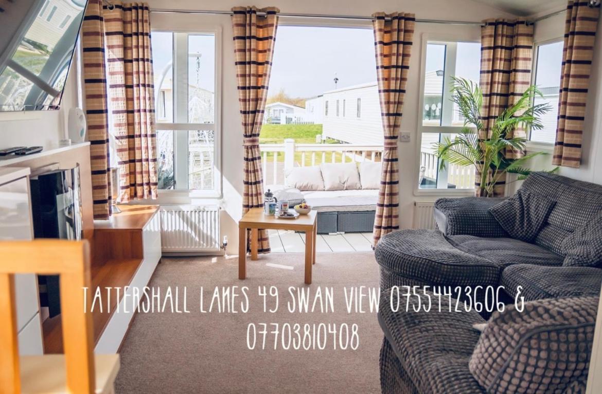 Swan View Retreats # Hottub # Egg Chair # Bbq & Bikes Included 8 Berth Tattershall Dış mekan fotoğraf