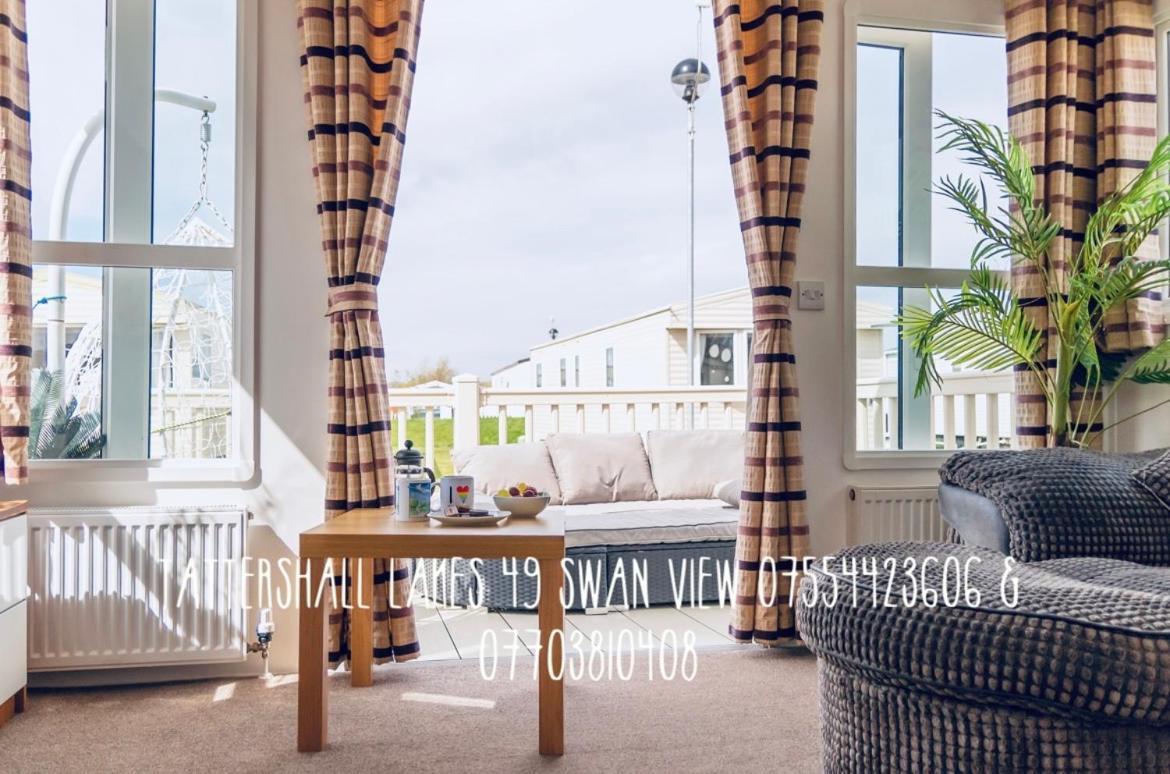 Swan View Retreats # Hottub # Egg Chair # Bbq & Bikes Included 8 Berth Tattershall Dış mekan fotoğraf