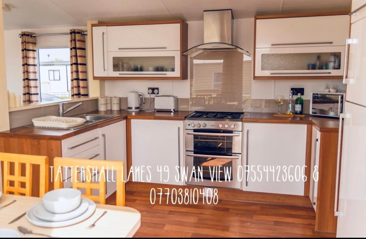 Swan View Retreats # Hottub # Egg Chair # Bbq & Bikes Included 8 Berth Tattershall Dış mekan fotoğraf
