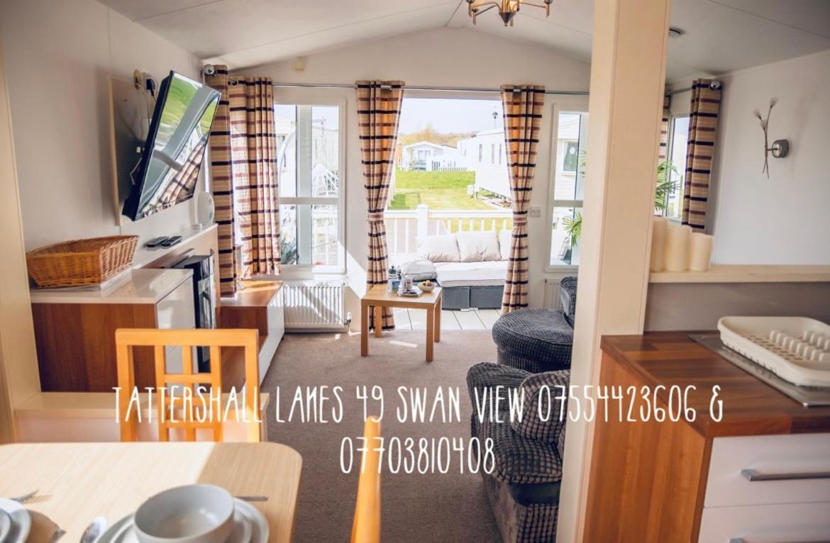 Swan View Retreats # Hottub # Egg Chair # Bbq & Bikes Included 8 Berth Tattershall Dış mekan fotoğraf
