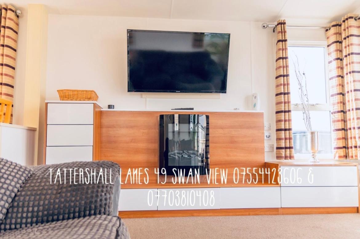 Swan View Retreats # Hottub # Egg Chair # Bbq & Bikes Included 8 Berth Tattershall Dış mekan fotoğraf