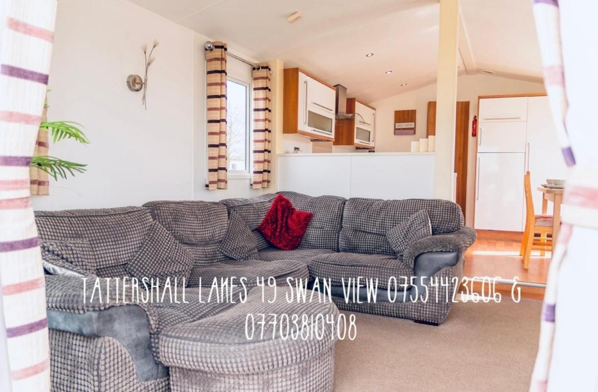 Swan View Retreats # Hottub # Egg Chair # Bbq & Bikes Included 8 Berth Tattershall Dış mekan fotoğraf
