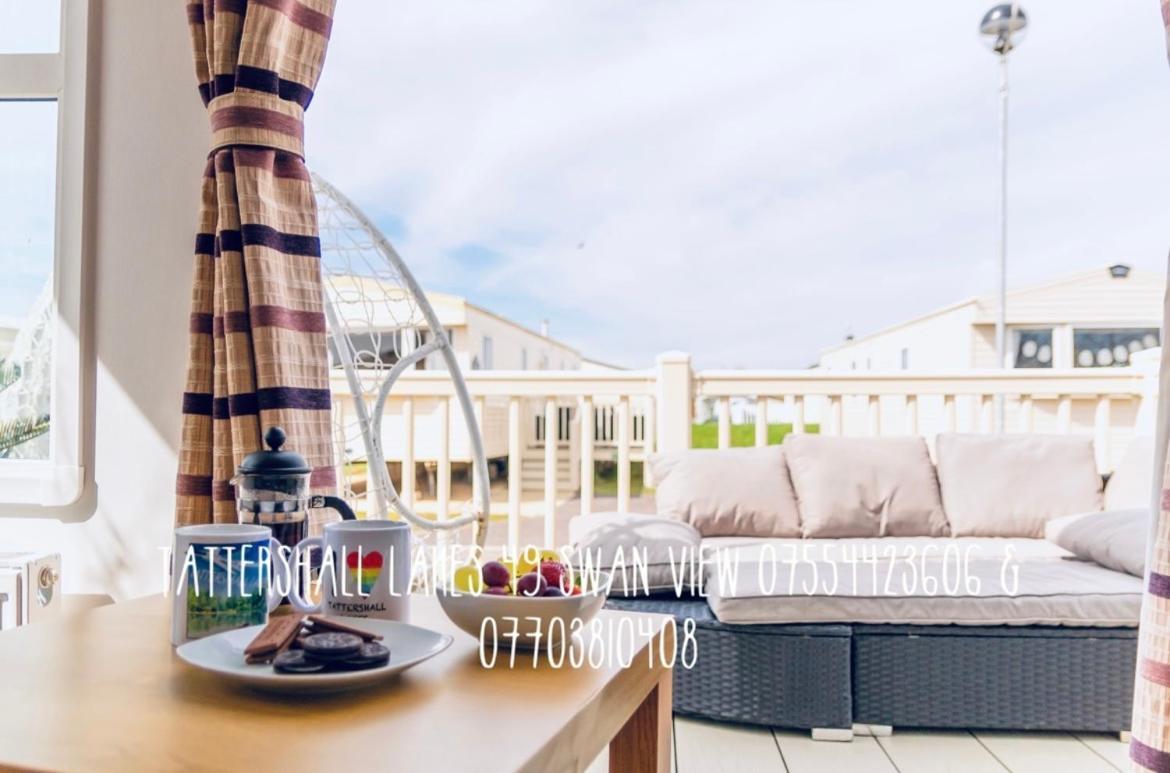Swan View Retreats # Hottub # Egg Chair # Bbq & Bikes Included 8 Berth Tattershall Dış mekan fotoğraf