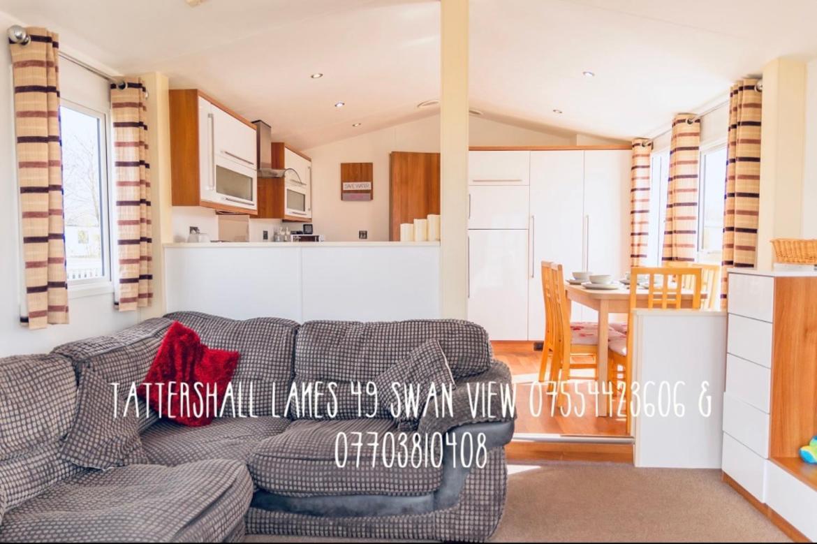 Swan View Retreats # Hottub # Egg Chair # Bbq & Bikes Included 8 Berth Tattershall Dış mekan fotoğraf