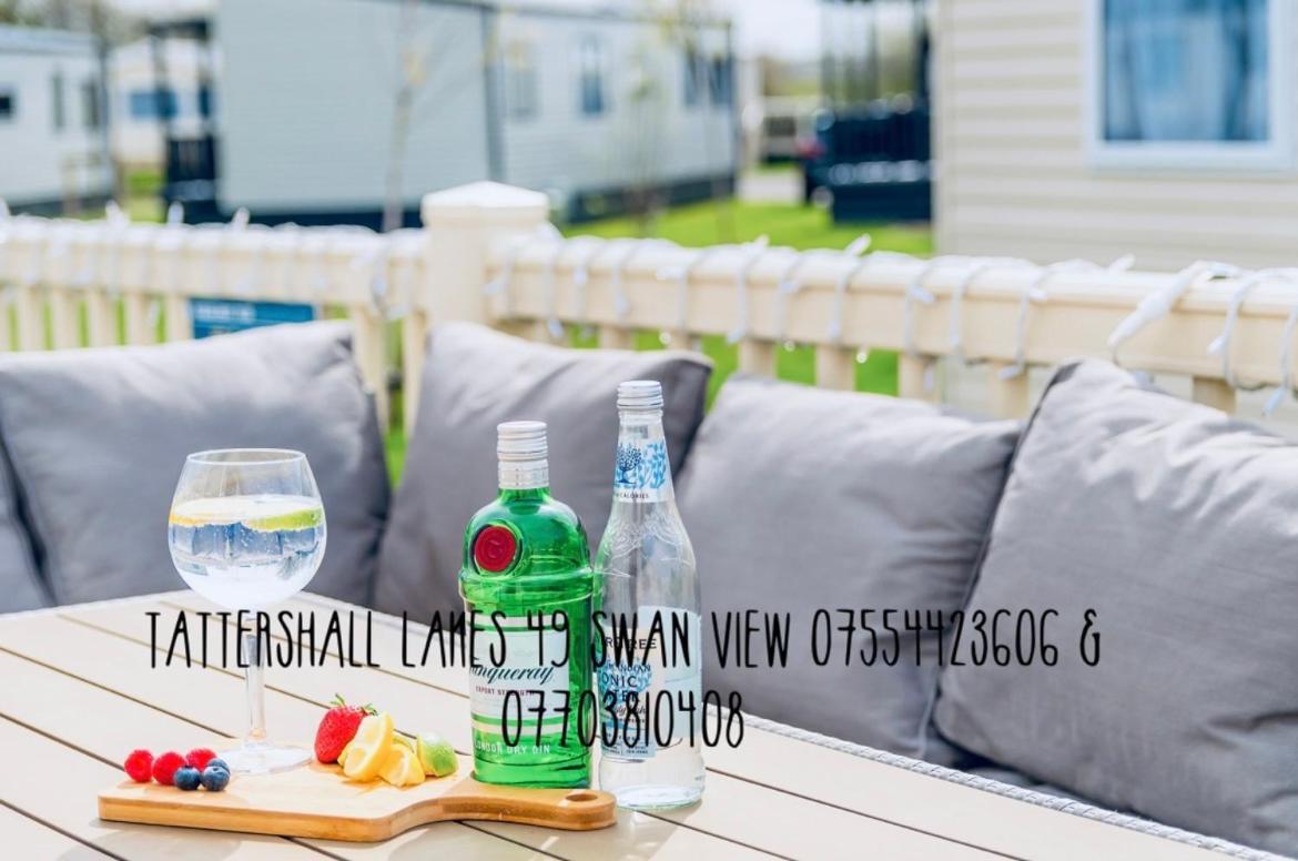 Swan View Retreats # Hottub # Egg Chair # Bbq & Bikes Included 8 Berth Tattershall Dış mekan fotoğraf
