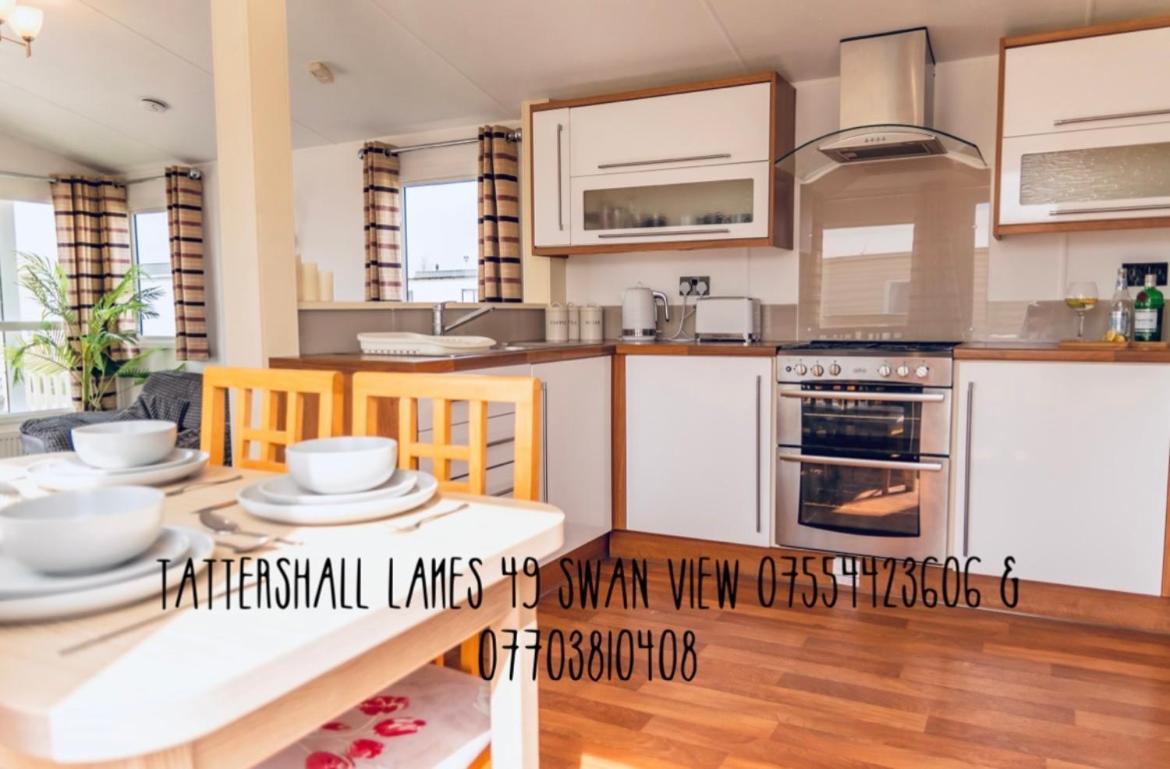 Swan View Retreats # Hottub # Egg Chair # Bbq & Bikes Included 8 Berth Tattershall Dış mekan fotoğraf