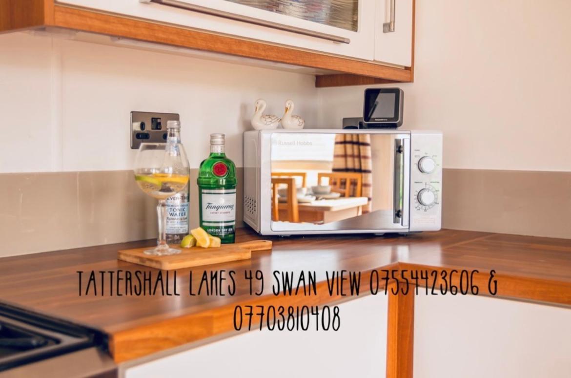 Swan View Retreats # Hottub # Egg Chair # Bbq & Bikes Included 8 Berth Tattershall Dış mekan fotoğraf
